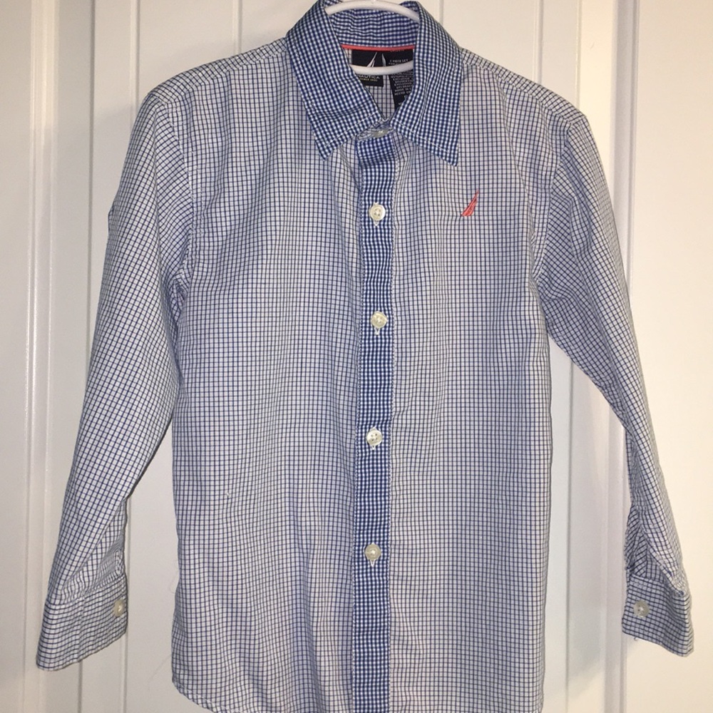 Nautica Boys Button Down Shirt- Size 5T